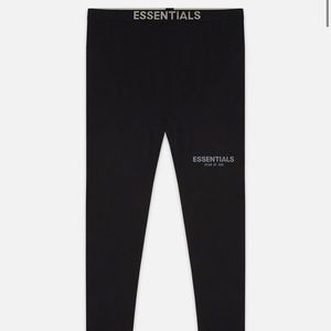Fear of God Essentials black athletic leggings